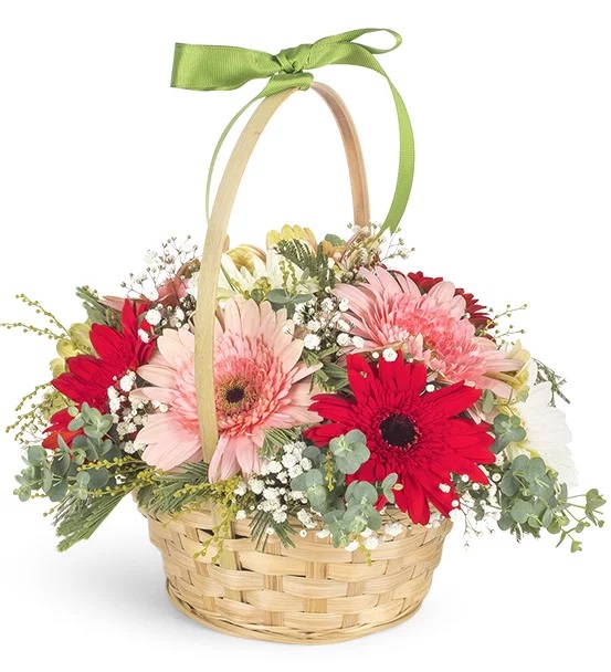 Baharın Renkleri Çiçek Sepeti