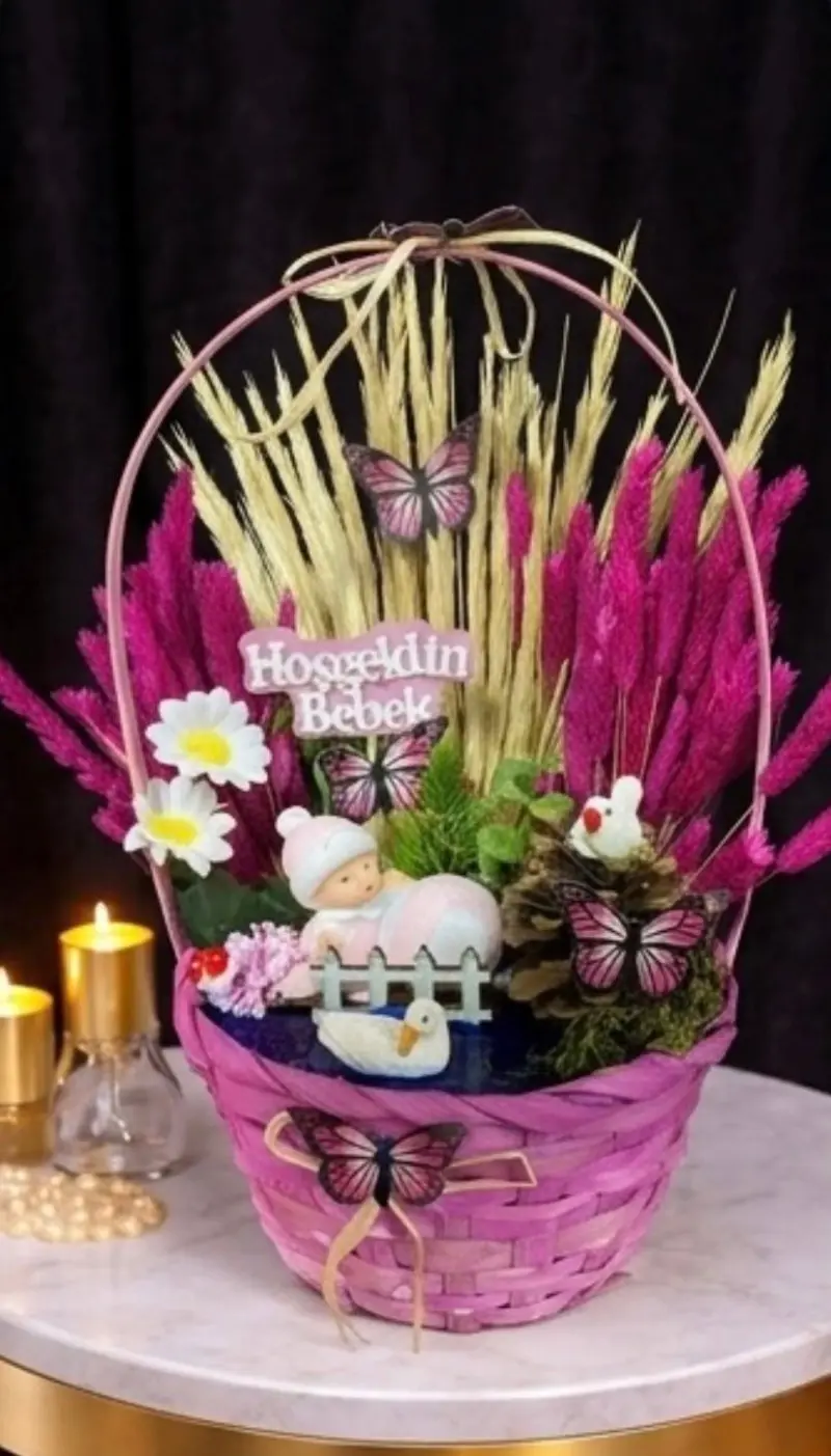 diyarbakır çiçekçi HOŞGELDİN BEBEK 5 bebek çiçeği gönder