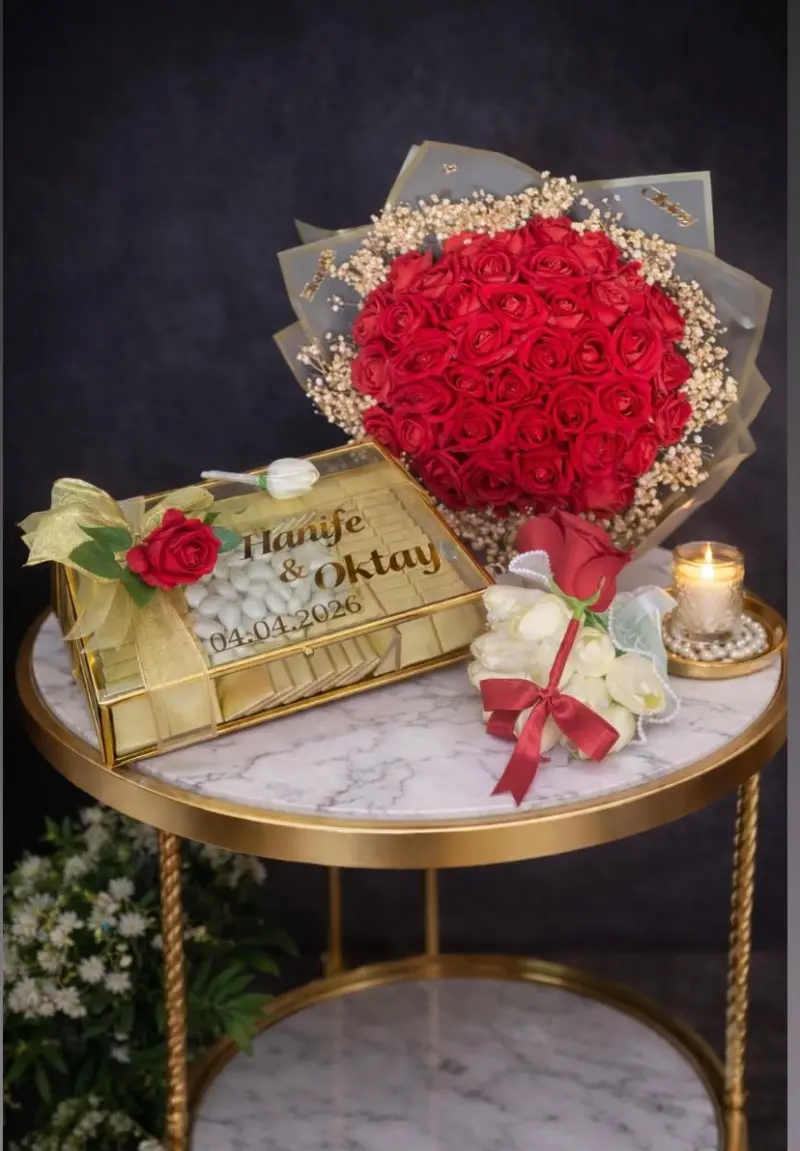 İsteme Buketi - Gül & Orkide - Diyarbakır İsteme Çiçeği